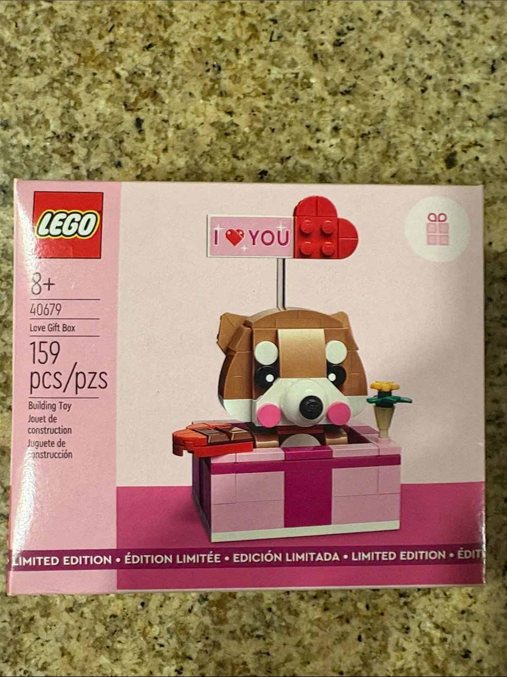Lego Love Gift Box Dog Buildable Figurine